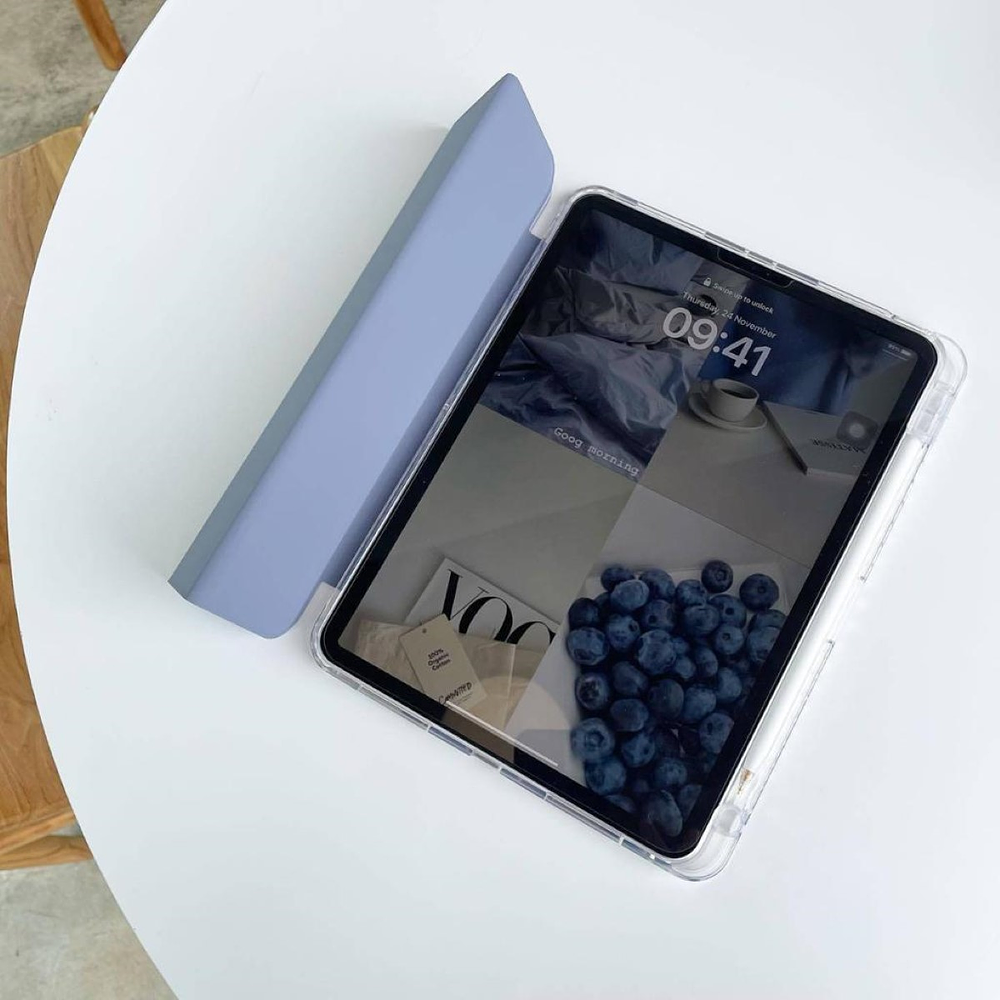 Carcasa Smart Cover Clear Para iPad Air 11 M4 2026 Negro