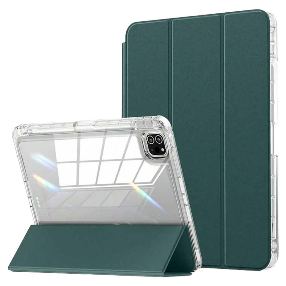 Carcasa Smart Cover Clear Para iPad Air 11 M4 2026 Verde