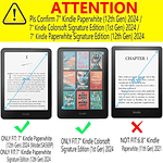 Funda Con Soporte Para Kindle Paperwhite 12th Gen 2024 Negro