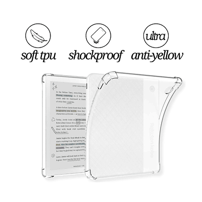 Funda Transparente Para Kobo Libra Colour 2024 7 Pulgadas 