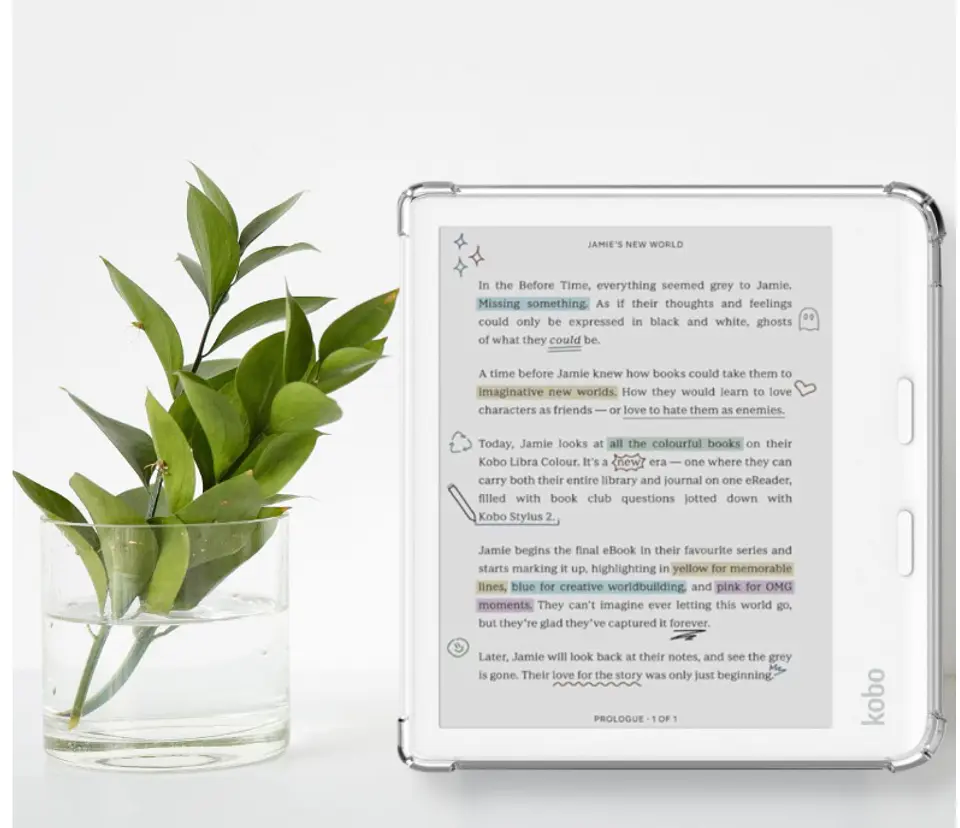 Funda Transparente Para Kobo Libra Colour 2024 7 Pulgadas 3