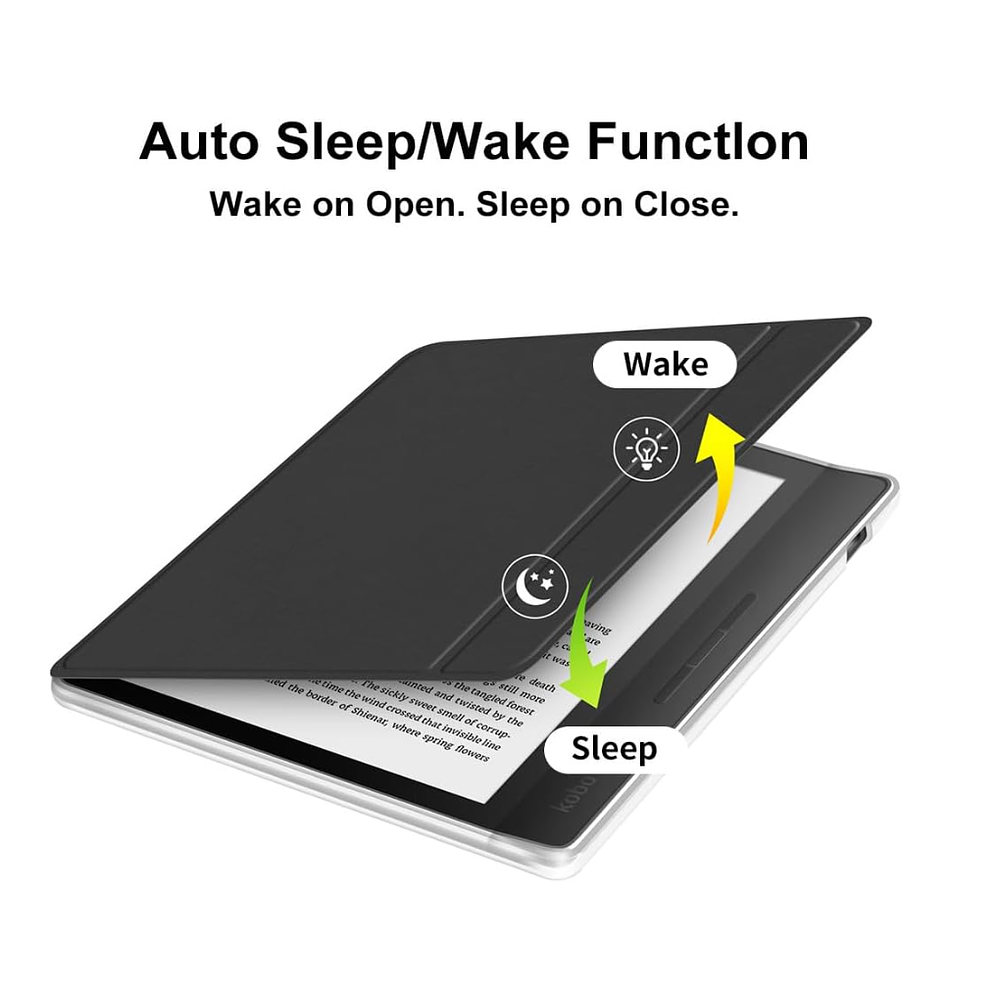 Funda Carcasa Para Kobo Libra Colour 2024 7 Pulgadas Negro