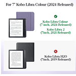 Funda Carcasa Para Kobo Libra Colour 2024 7 Pulgadas Negro