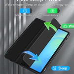 Funda Con Ranura Smartcover Para Tablet Samsung A11+ Plus Negro