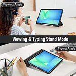 Funda Con Ranura Smartcover Para Tablet Samsung A11+ Plus Negro