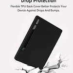 Funda Con Ranura Smartcover Para Tablet Samsung A11+ Plus Negro