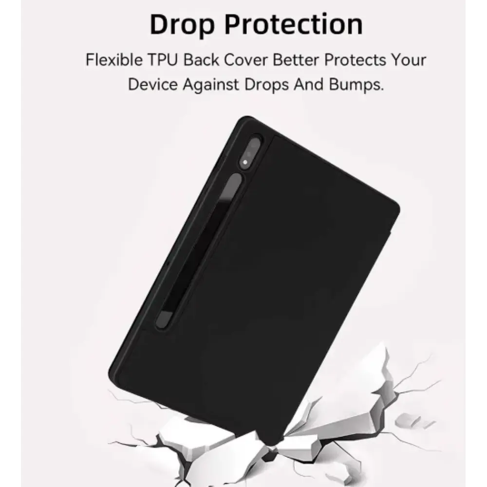 Funda Con Ranura Smartcover Para Samsung A11 8.7 2025 Negro