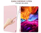 Funda Con Ranura Smartcover Para Samsung A11 8.7 2025 Rosado - Miniatura 2
