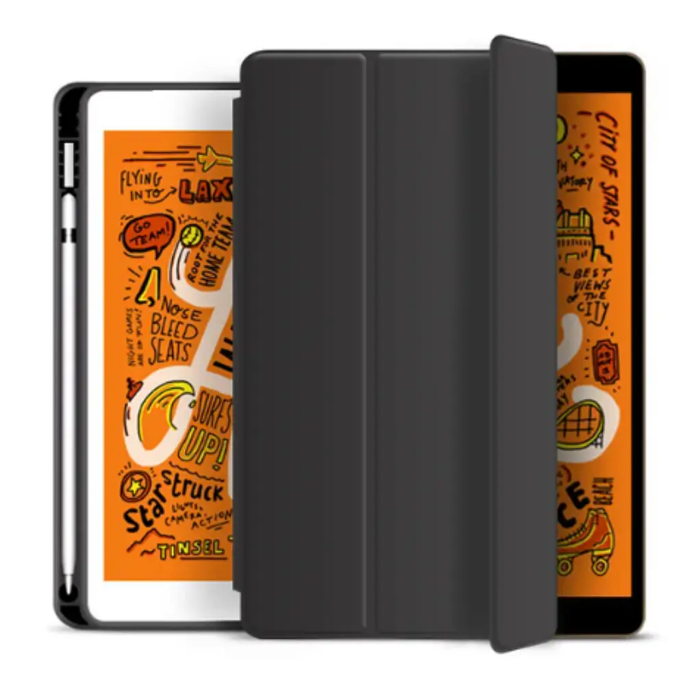 Carcasa Smart Cover Ranura Para iPad Pro 11 M5 2025 Negro