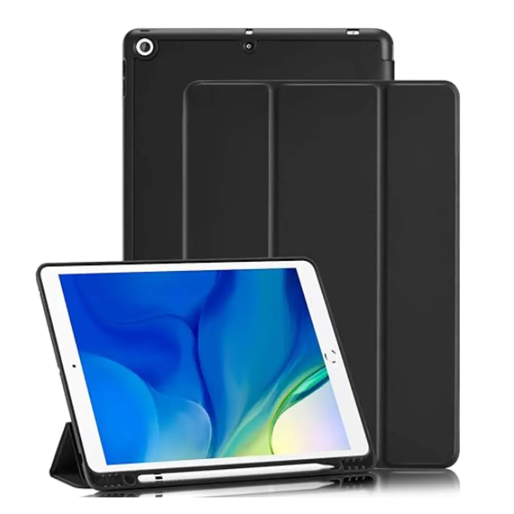 Carcasa Smart Cover Ranura Para iPad Pro 11 M5 2025 Negro