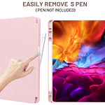 Funda Con Ranura Smartcover Para Tablet Samsung A11+ Rosa