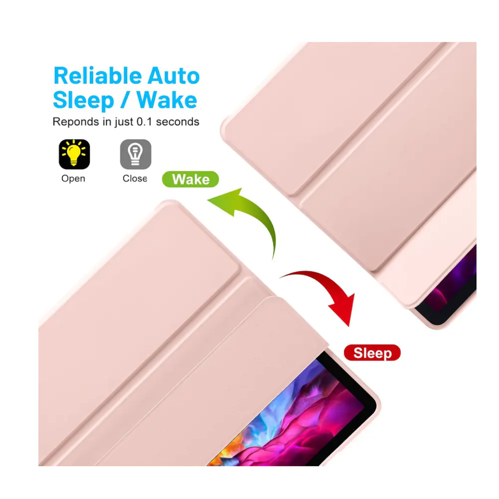 Funda Con Ranura Smartcover Para Tablet Samsung A11+ Rosa