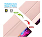 Funda Con Ranura Smartcover Para Tablet Samsung A11+ Rosa - Miniatura 3