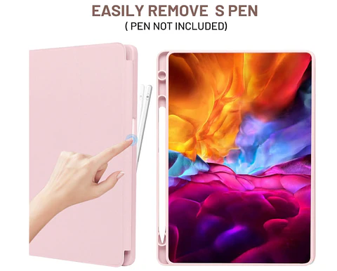 Funda Con Ranura Smartcover Para Samsung A9 8.7 2025 Rosado