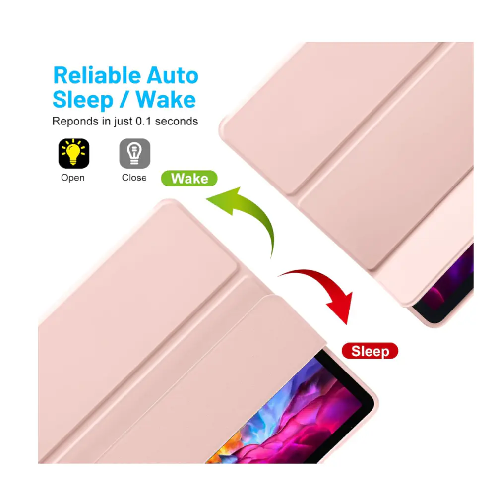 Funda Con Ranura Smartcover Para Samsung A9 8.7 2025 Rosado