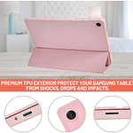 Funda Con Ranura Smartcover Para Samsung A9 8.7 2025 Rosado