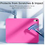 Carcasa Smart Cover Ranura Para iPad Air 11 M3 2025 Fucsia