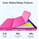 Carcasa Smart Cover Ranura Para iPad Air 11 M3 2025 Fucsia