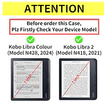 Funda Transparente Para Kobo Libra 2 7 Pulgadas Model N418