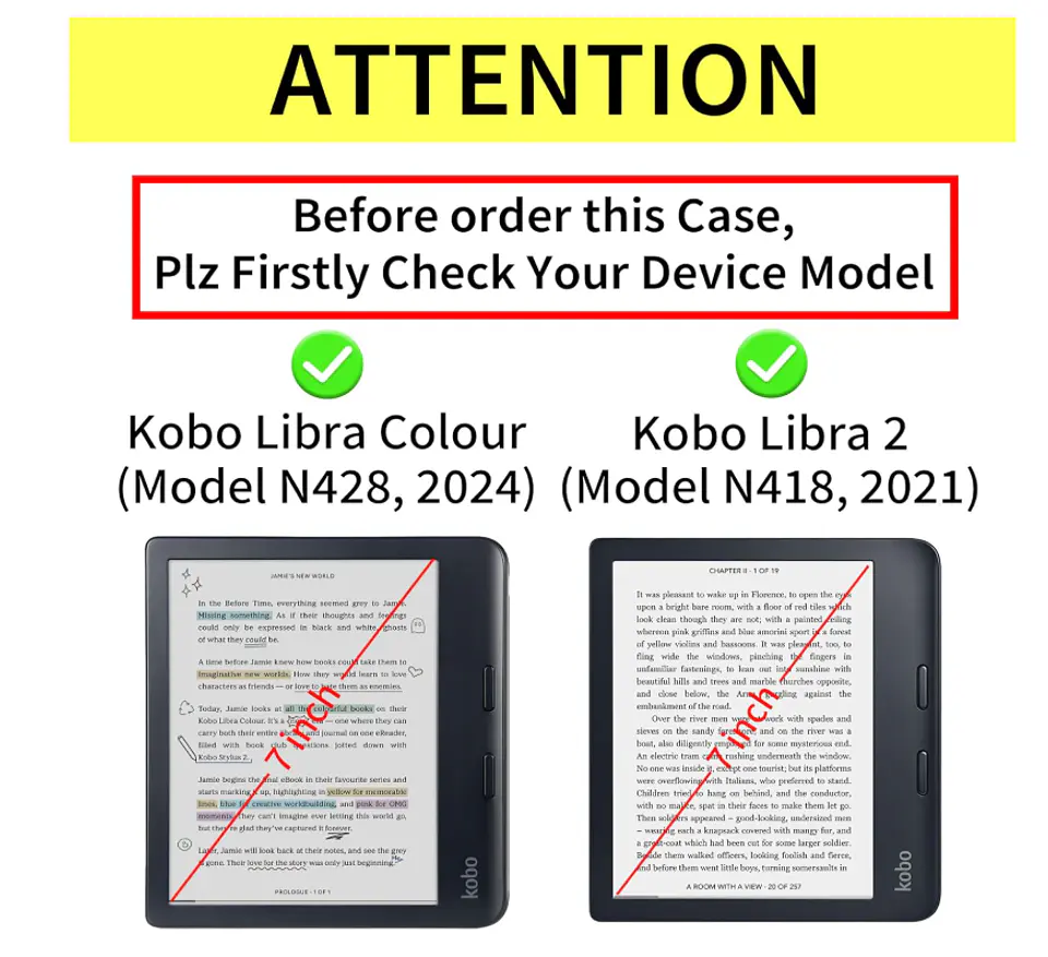 Funda Transparente Para Kobo Libra 2 7 Pulgadas Model N418 7