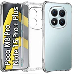 Carcasa Para Xiaomi Note 15 Pro+ 5g Transparente Reforzada