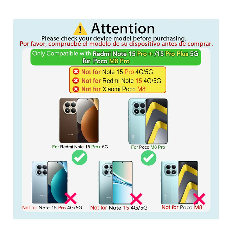 Carcasa Para Xiaomi Note 15 Pro+ 5g Transparente Reforzada