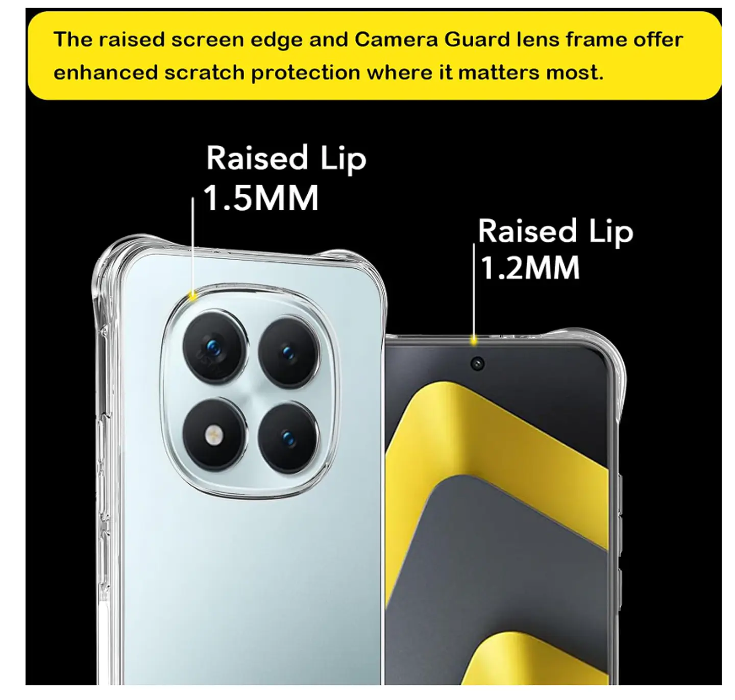 Carcasa Para Xiaomi Note 15 Pro+ 5g Transparente Reforzada 4