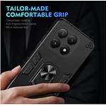 Carcasa Para Honor Magic7 Lite Anti Golpes Anillo Negro