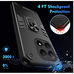 Carcasa Para Honor Magic7 Lite Anti Golpes Anillo Negro