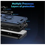 Carcasa Para Honor Magic7 Lite Anti Golpes Anillo Azul