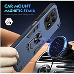 Carcasa Para Honor Magic7 Lite Anti Golpes Anillo Azul