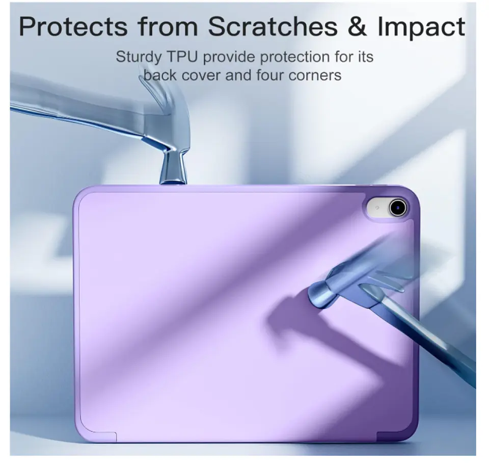 Carcasa Smart Cover Ranura Para Tablet Redmi Pad 2 11 Lila 3