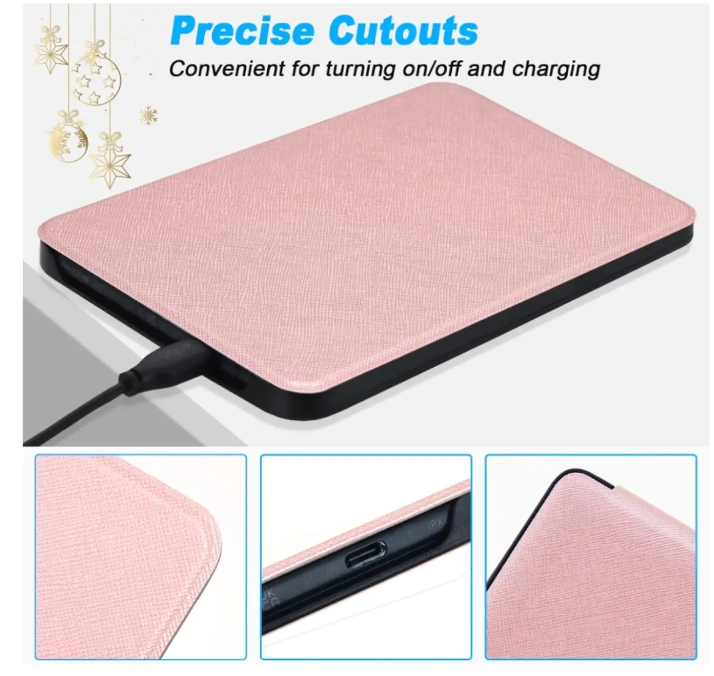 Funda Carcasa Para Kobo Clara 2024 6 Pulgada Premium Rosado 5