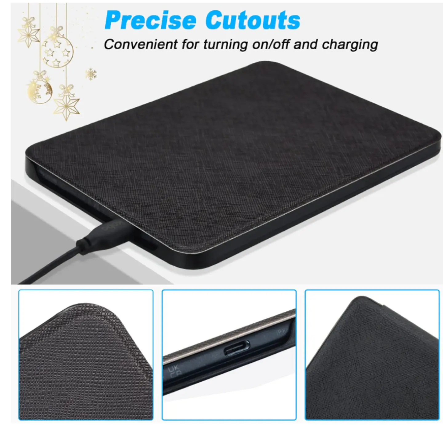 Funda Carcasa Para Kobo Clara 2024 6 Pulgada Premium Negro 4