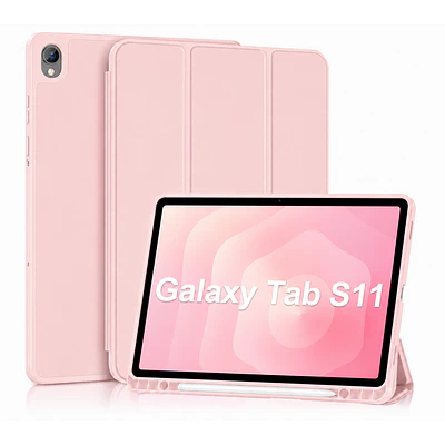 Carcasa Smart Cover Ranura Para Tablet Samsung S11 11 Rosado