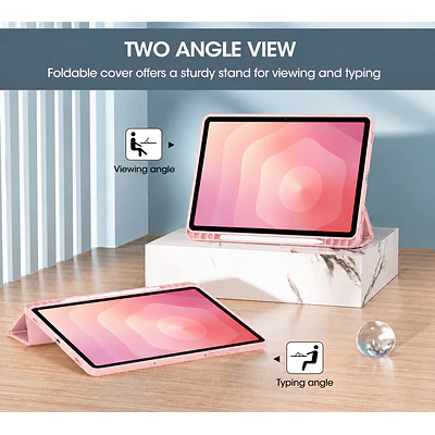 Carcasa Smart Cover Ranura Para Tablet Samsung S11 11 Rosado