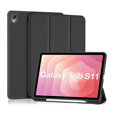 Carcasa Smart Cover Ranura Para Tablet Samsung S11 11 Negro