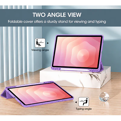 Carcasa Smart Cover Ranura Para Tablet Samsung S11 11 Lila