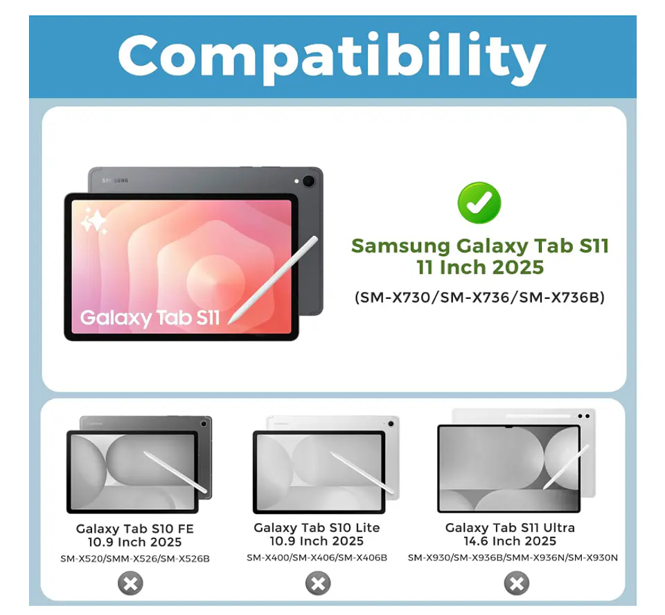 Carcasa Smart Cover Ranura Para Tablet Samsung S11 11 Fucsia 6