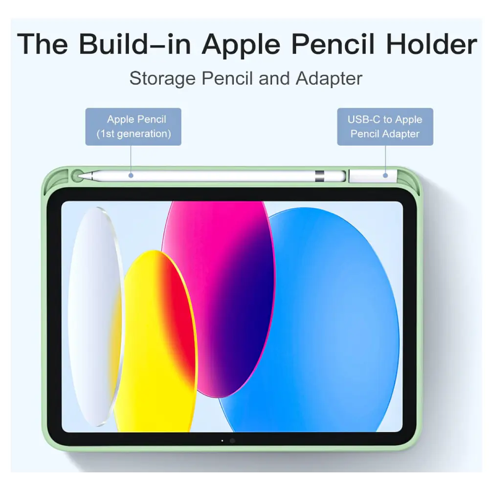 Carcasa Smart Cover Ranura Para iPad Air 11 M4 2026 Verde