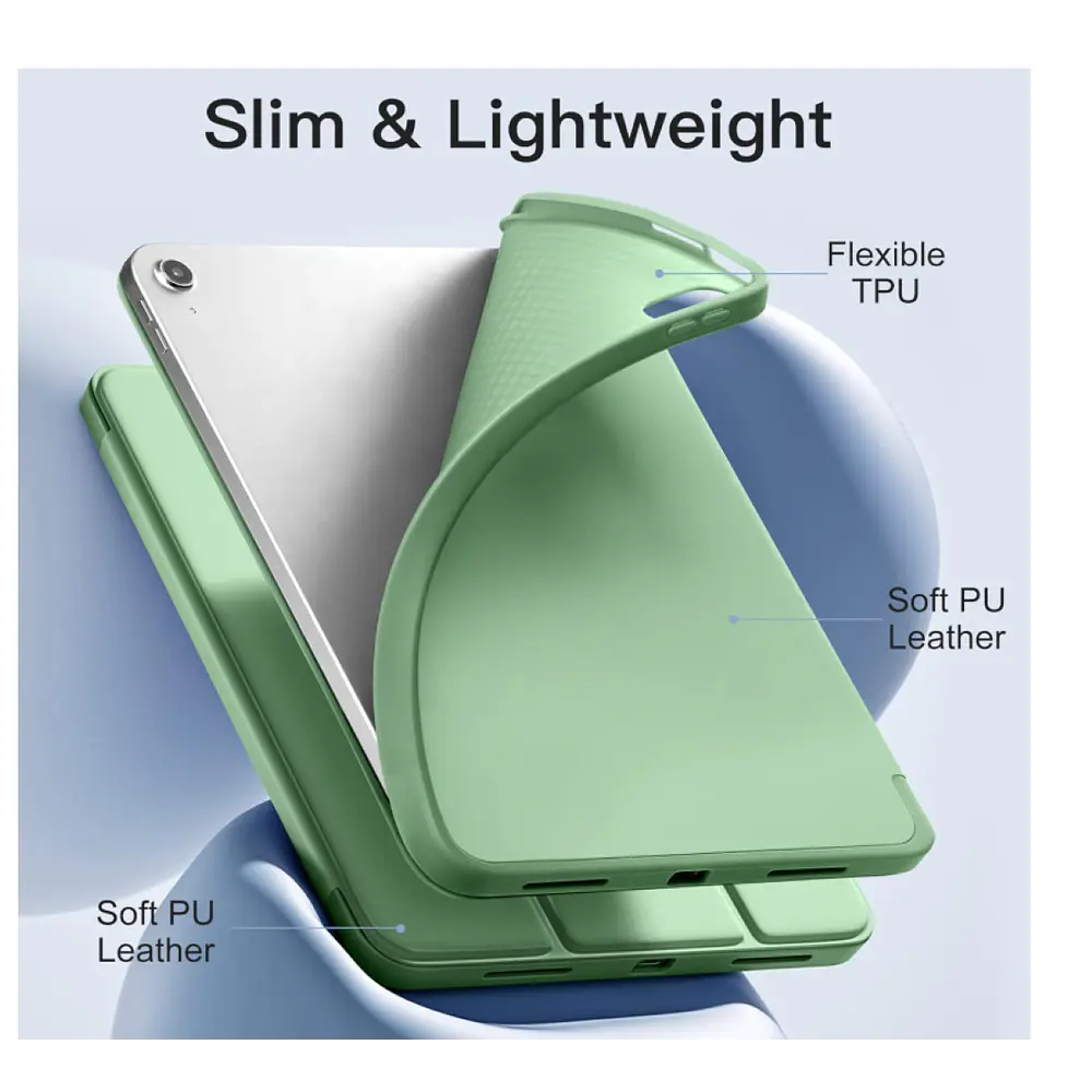 Carcasa Smartcover Con Ranura Para iPad Air 11 M2 2024 Verde