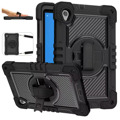 Funda Carcasa Antigolpes 360 Para iPad Air 11 M2 Con Correa