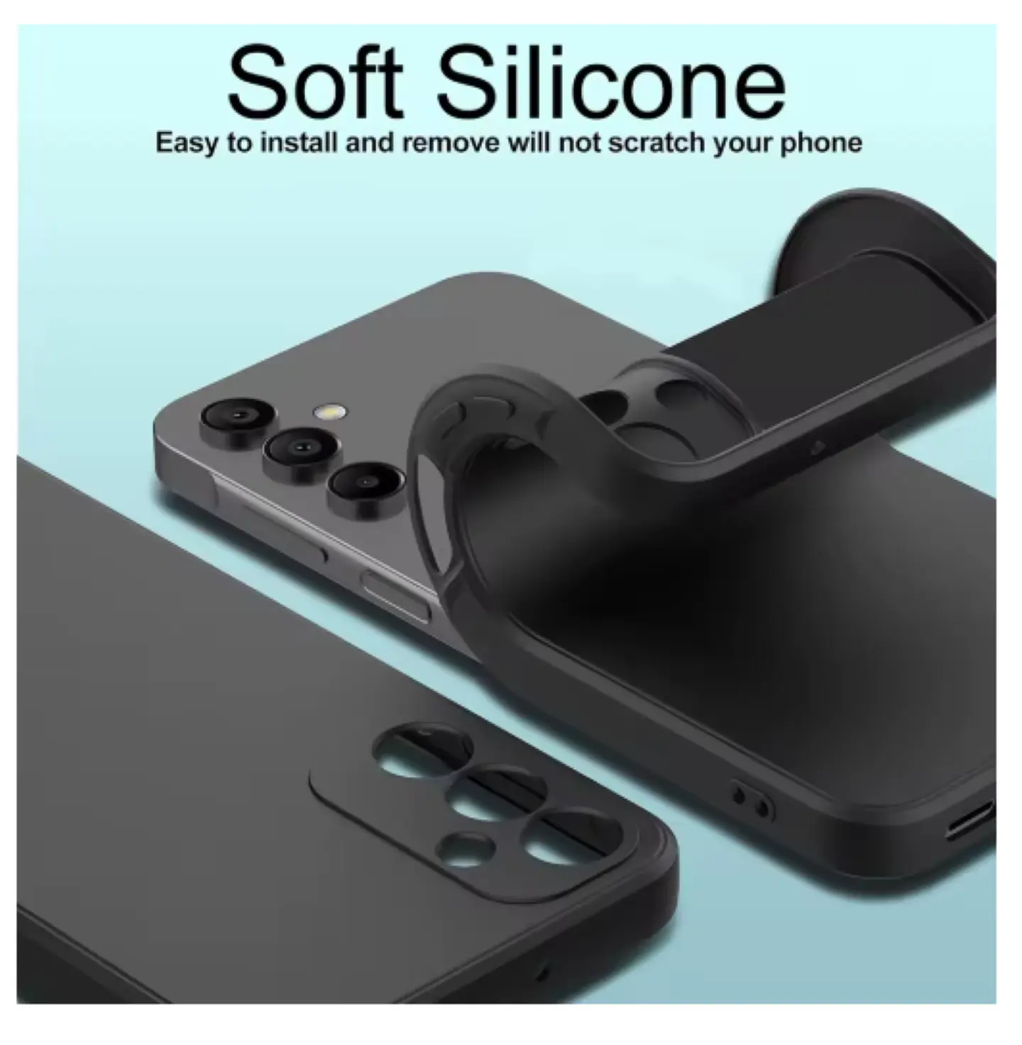 Carcasa Funda Para Samsung A57 5g Silicona Color 4