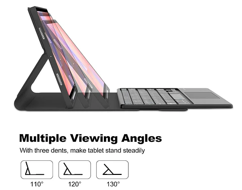 Funda Con Teclado Negro Para iPad 10ma Gene 10.9 Touchpad