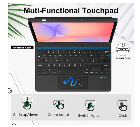 Funda Con Teclado Negro Para iPad Air 11 M4 2026