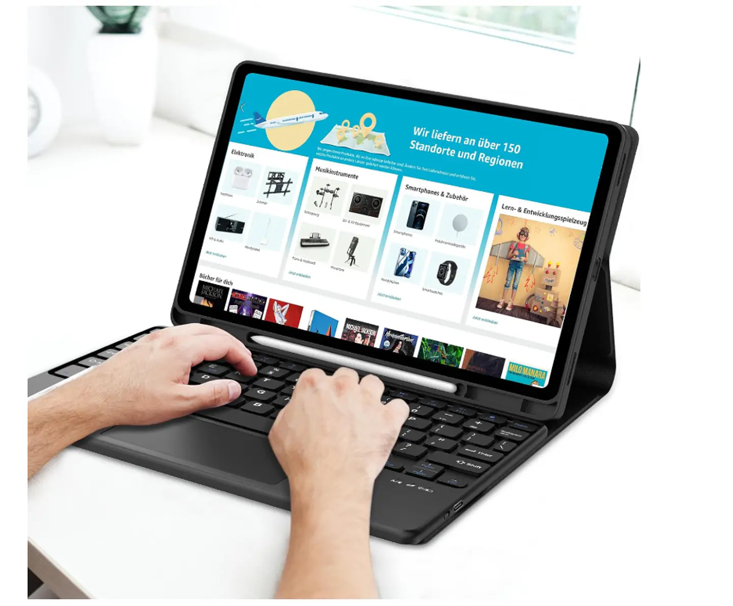 Funda + Teclado Negro iPad Air 4ta - 5ta Gen 10.9