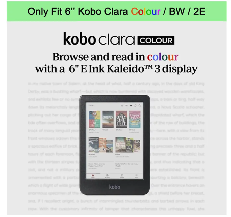 Protector De Pantalla Para Kobo Clara BW Colour 2024 6 Pulgada 6