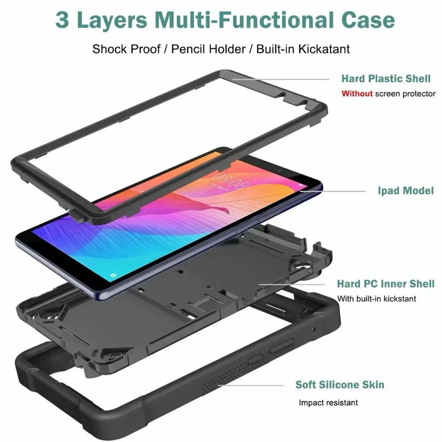 Funda Carcasa Antigolpes 360 Para Tablet Honor X8b 11 2026 4
