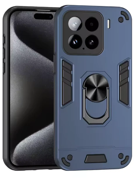Carcasa Para Xiaomi 17T 5g Anti Golpes Anillo Azul