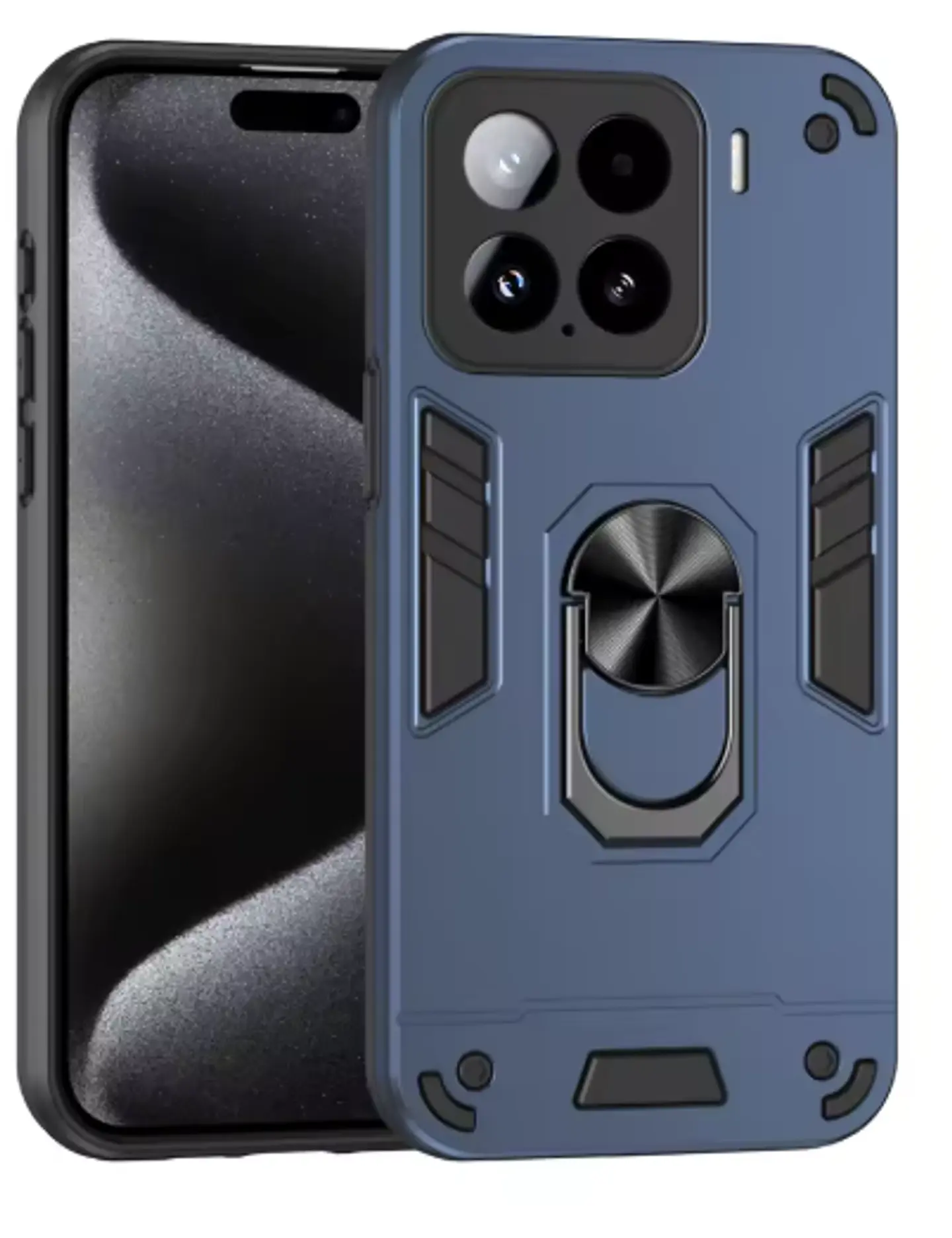 Carcasa Para Xiaomi 17T 5g Anti Golpes Anillo Azul 1